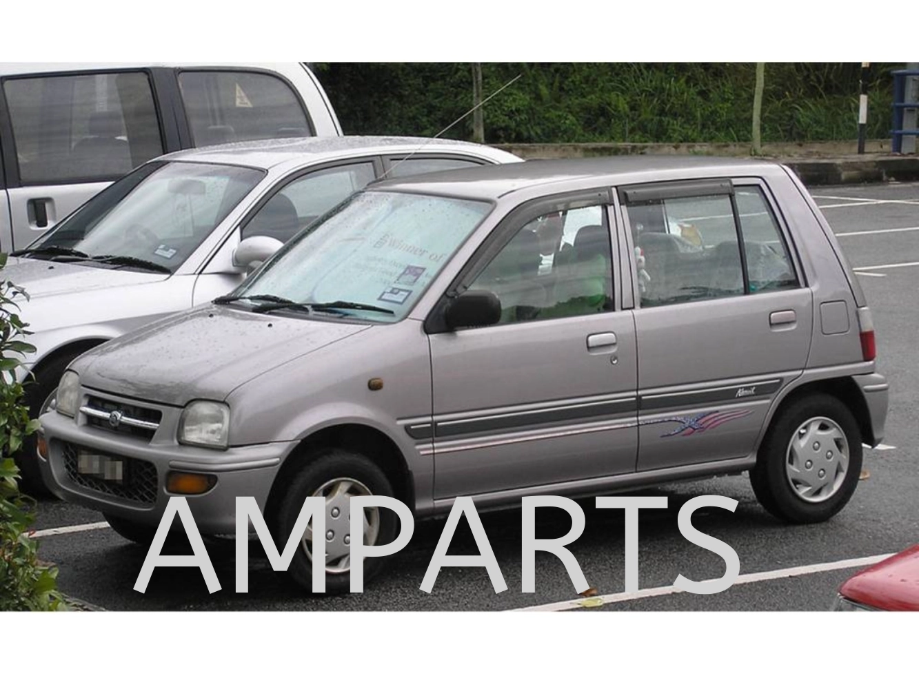 Perodua Kancil 1994 Roof Mirror (Black or Grey)