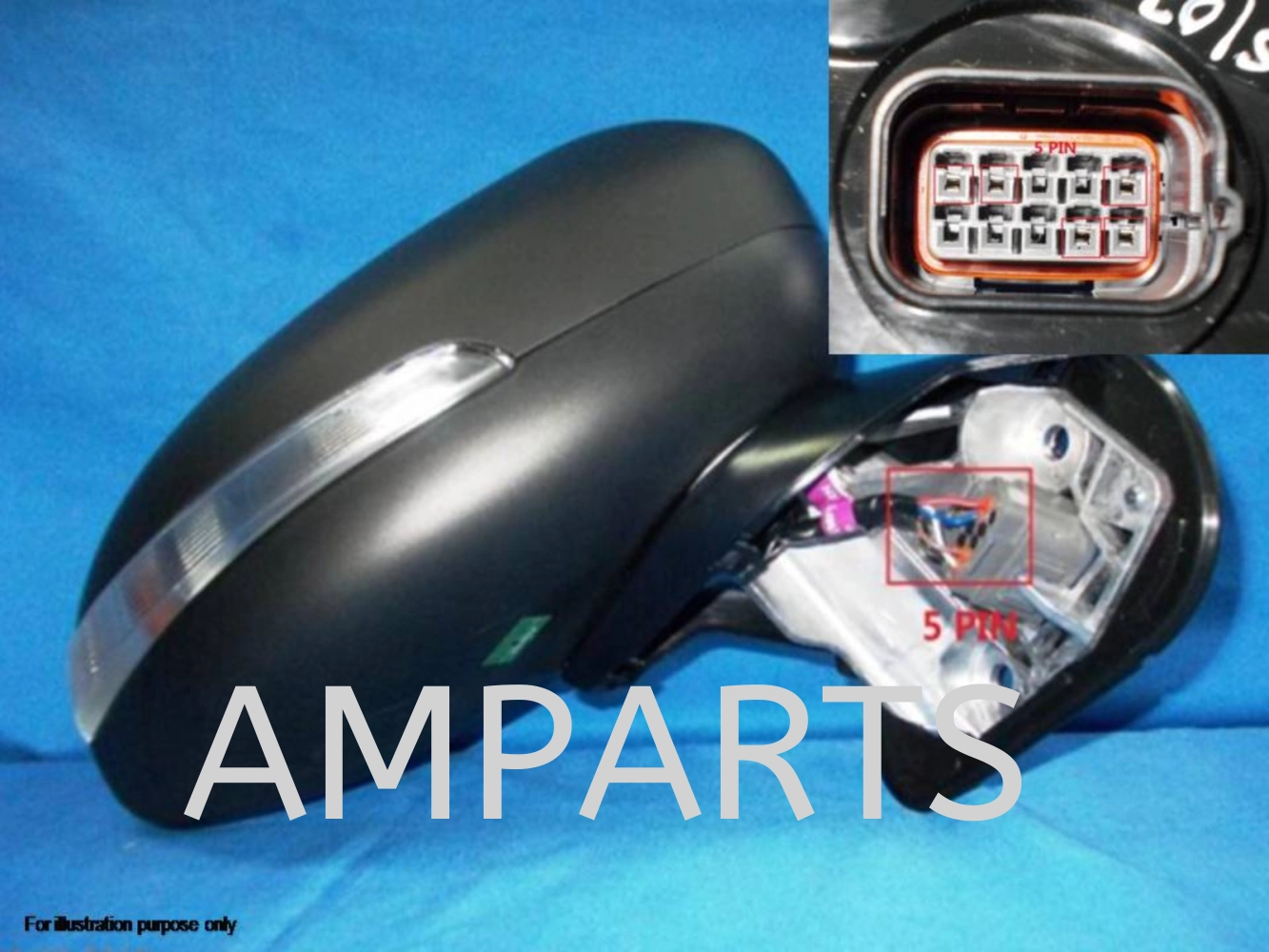Proton Iriz 2014 Door Mirror 5 Pin = Persona 2016