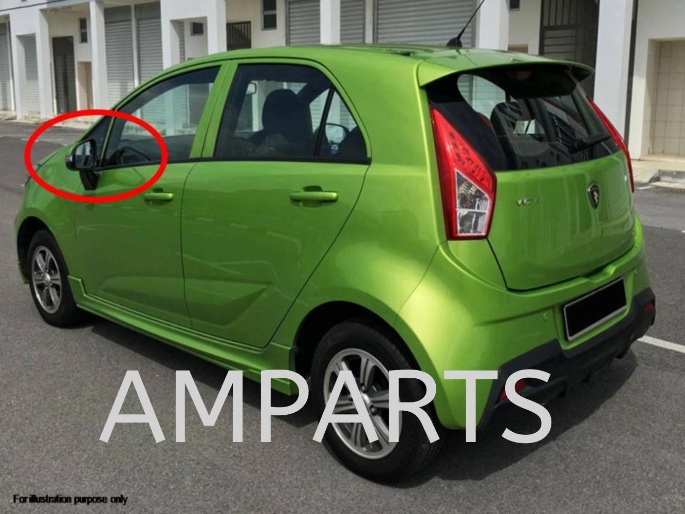 Proton Iriz 2014 Door Mirror 7 Pin = Persona 2016