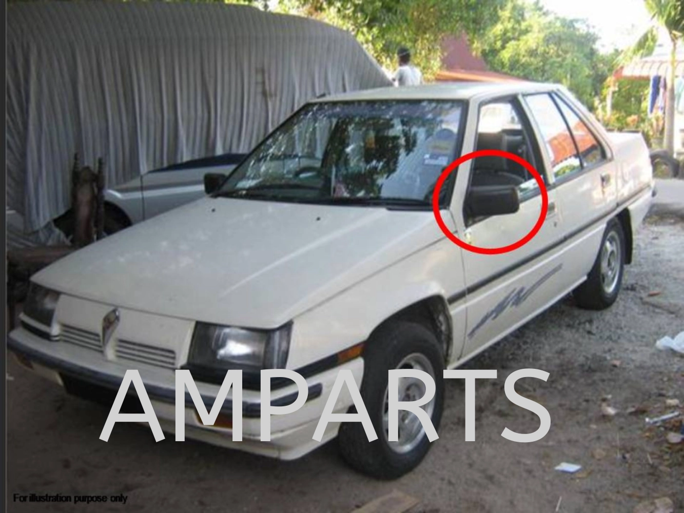 Proton Saga 1985 Door Mirror (Manual)