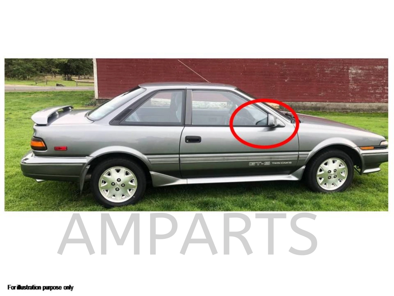 Toyota Corolla 1988 Door Mirror (Manual)