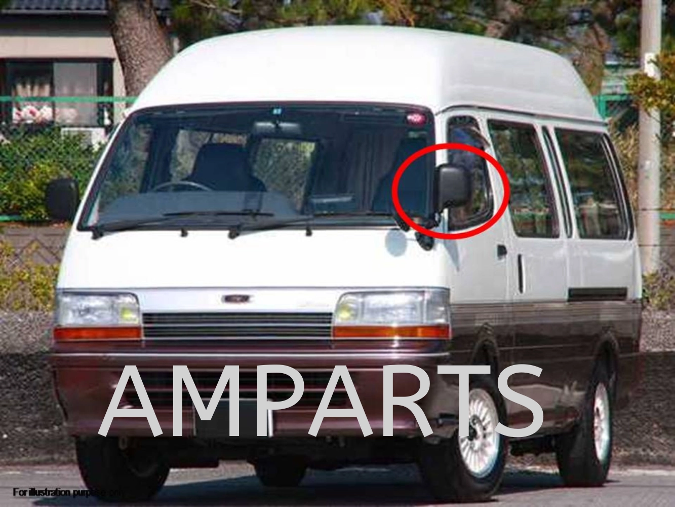 Toyota Hiace 1992 Door Mirror (Manual)