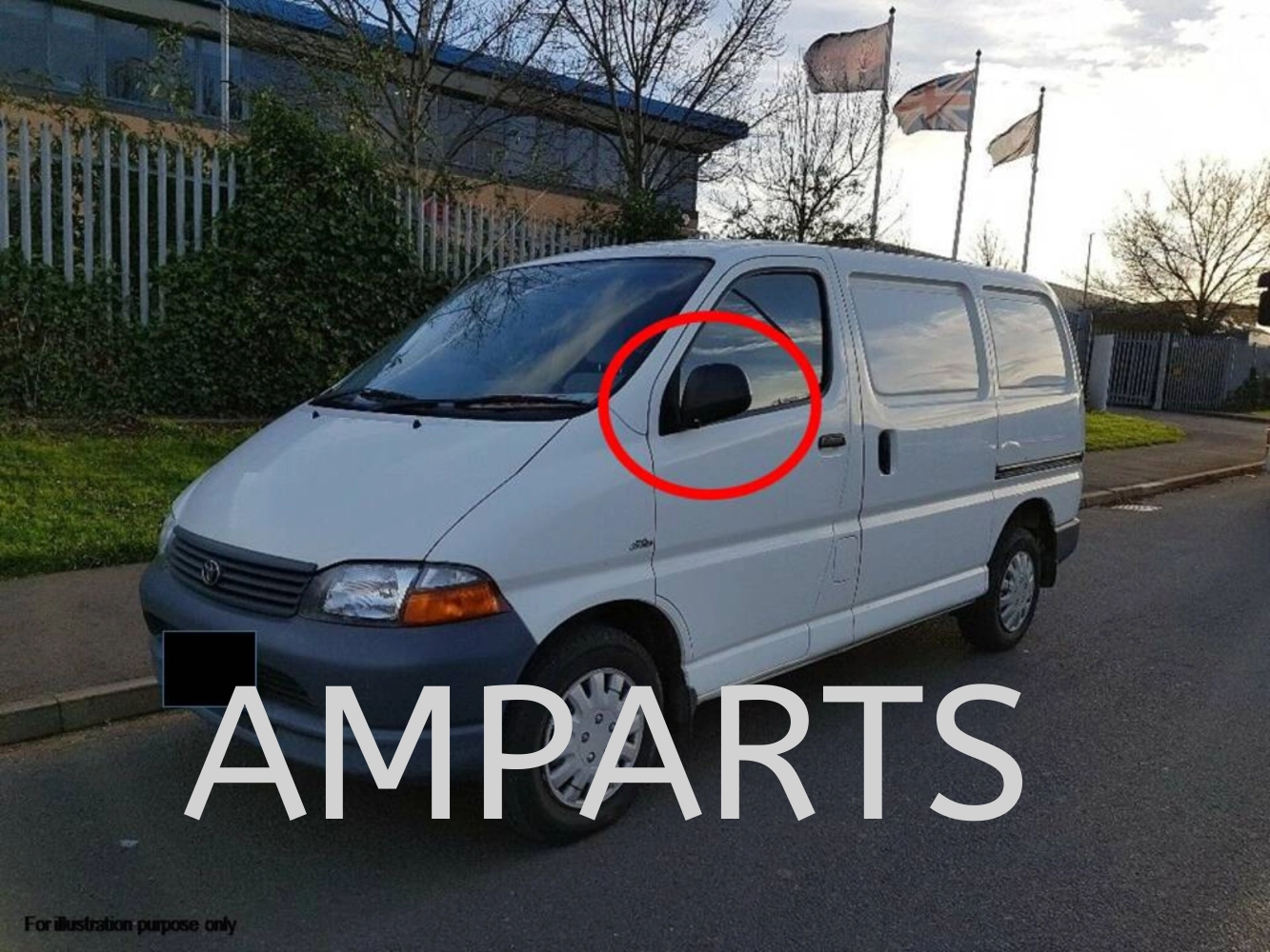 Toyota Hiace 2006 Door Mirror (Manual)