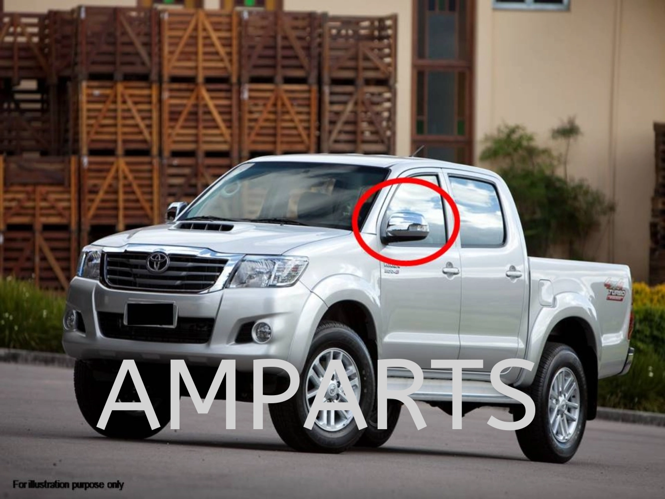 Toyota Hilux 2005 Door Mirror (Manual)