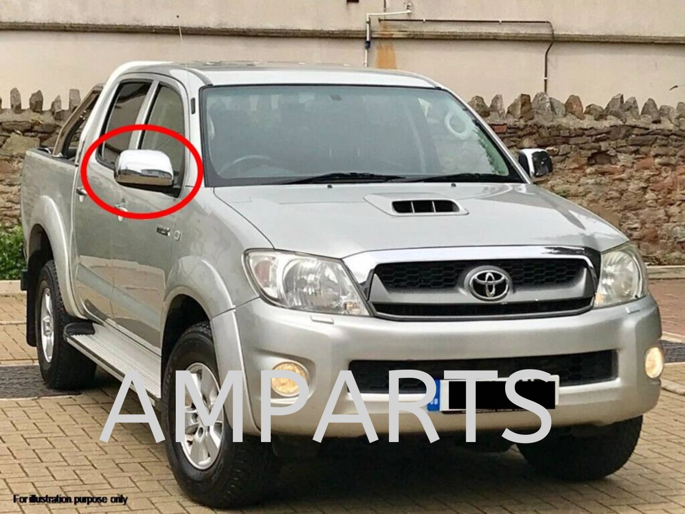 Toyota Hilux 2011 Door Mirror (Auto) 5 Pin