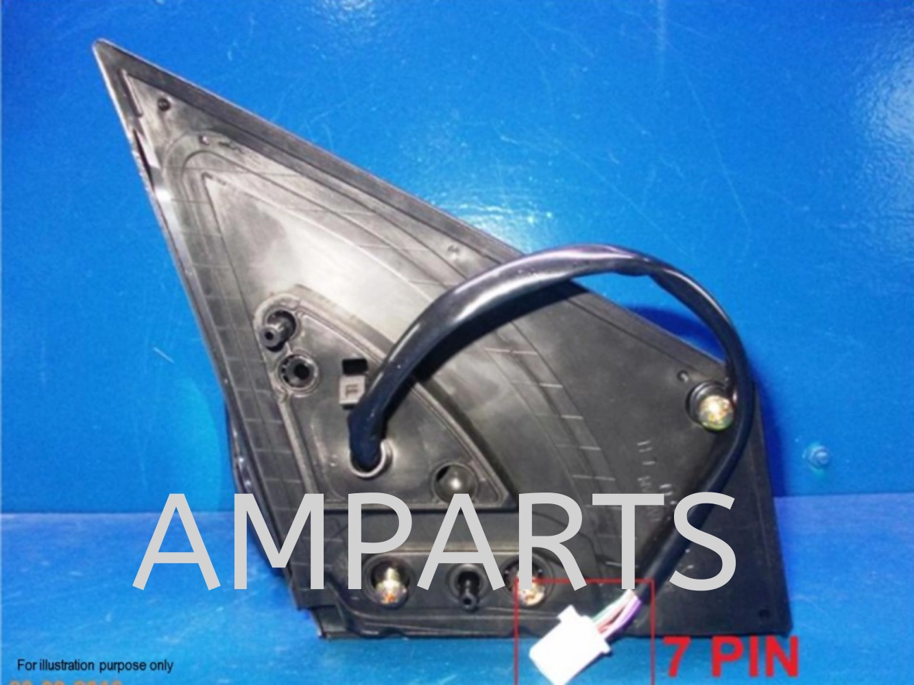 Toyota Vios 2014 Door Mirror With Lamp (Auto Foldable) 7 Pin