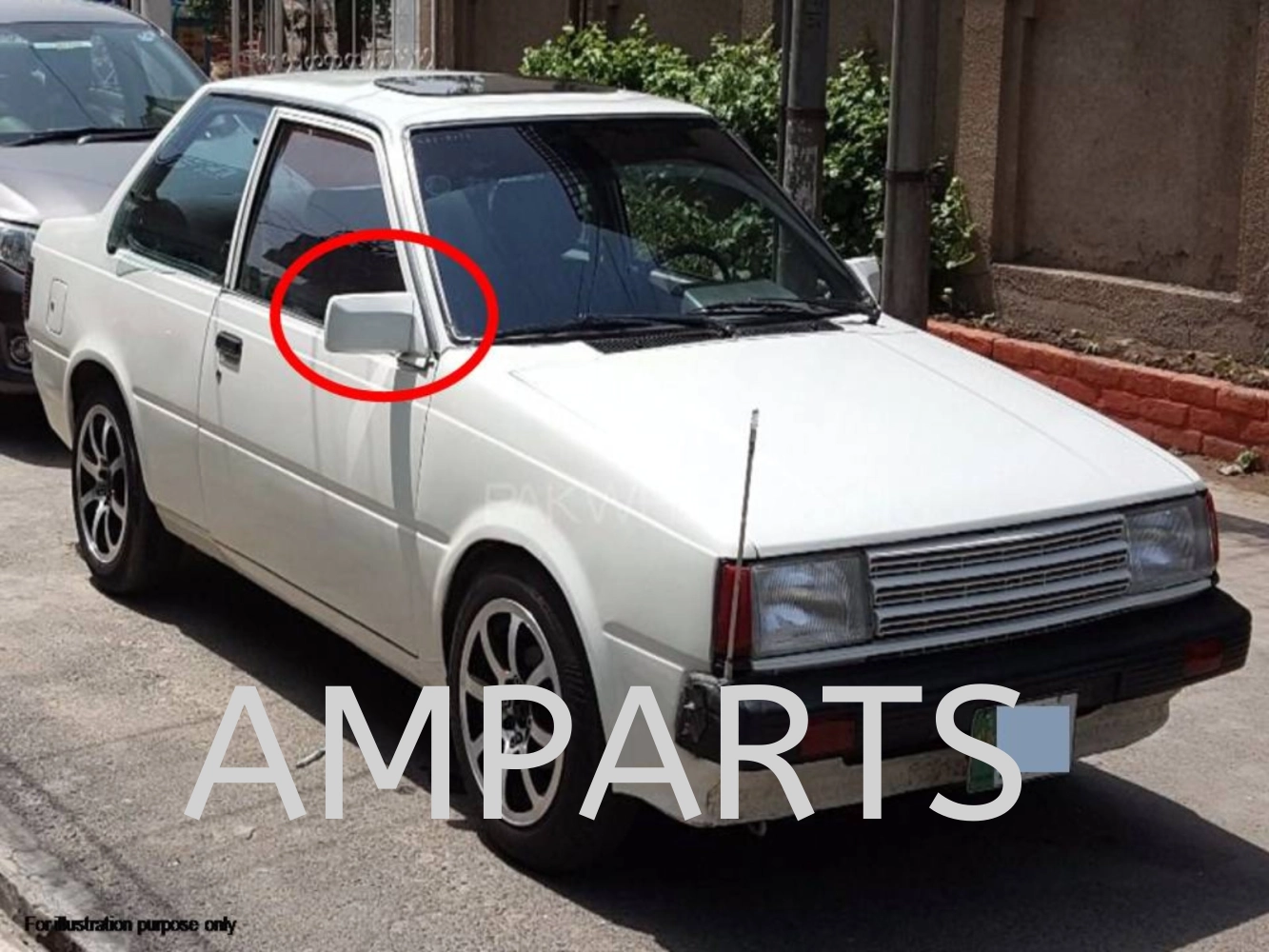Nissan Sunny 1982 Door Mirror (Manual)