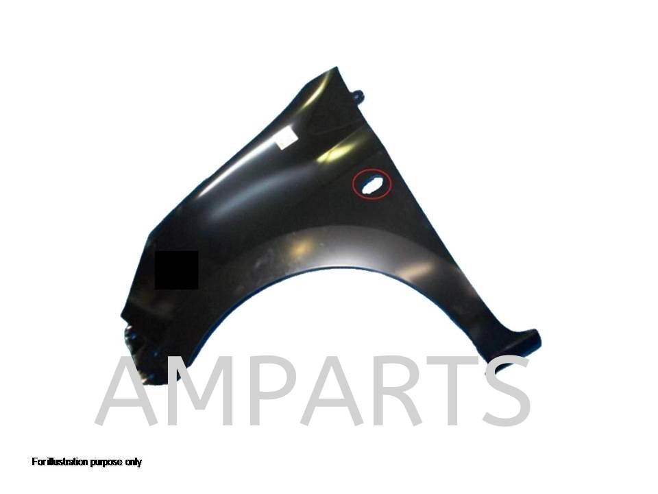 Perodua Axia 2014 Front Fender (With Hole) = Axia 2017