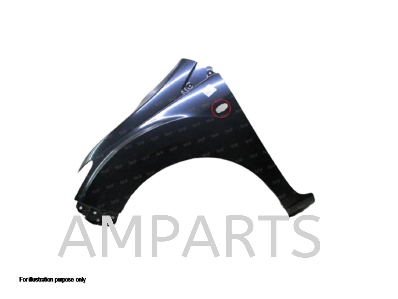 Perodua Bezza 2016 Front Fender (With Hole)