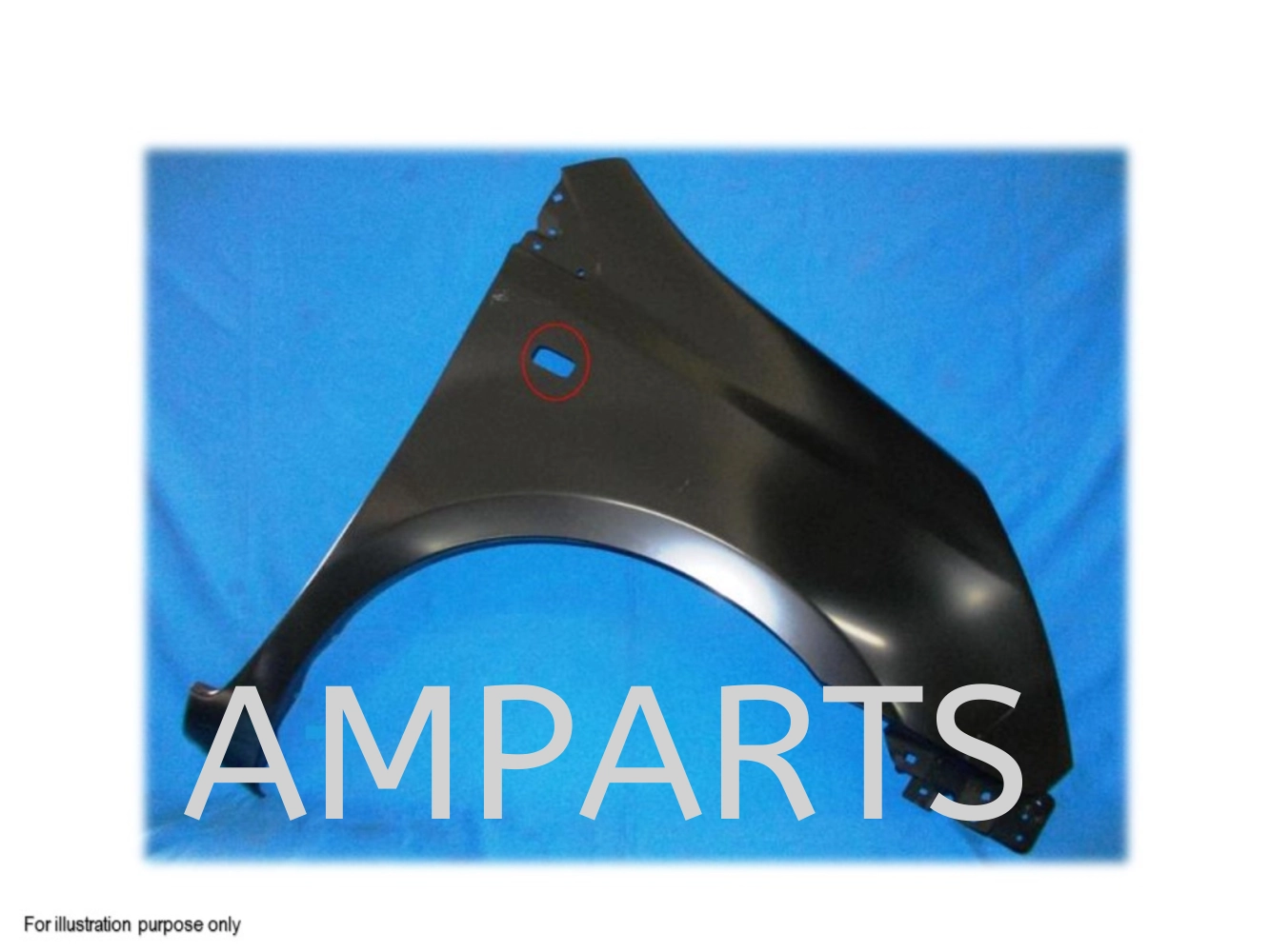 Nissan Grand Livina 2007 Front Fender With Side Lamp Hole
