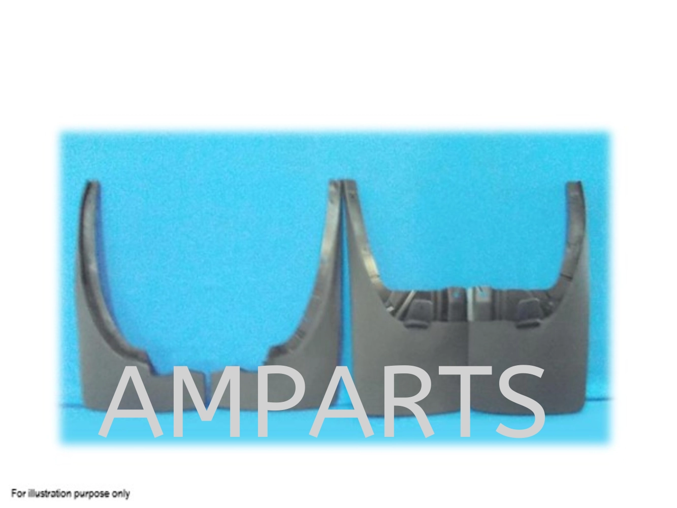 Nissan Navara 2009 4Door Front Fender Mudflap Set (4Pcs)