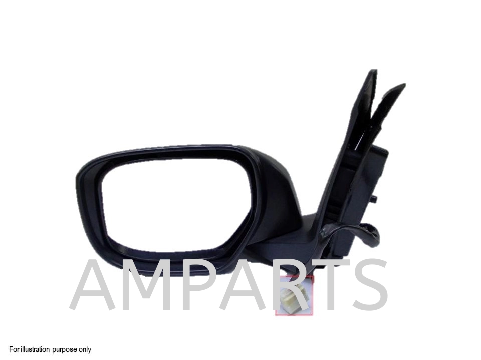 Honda City 2008 Door Mirror With Lamp (Auto) 5Pin