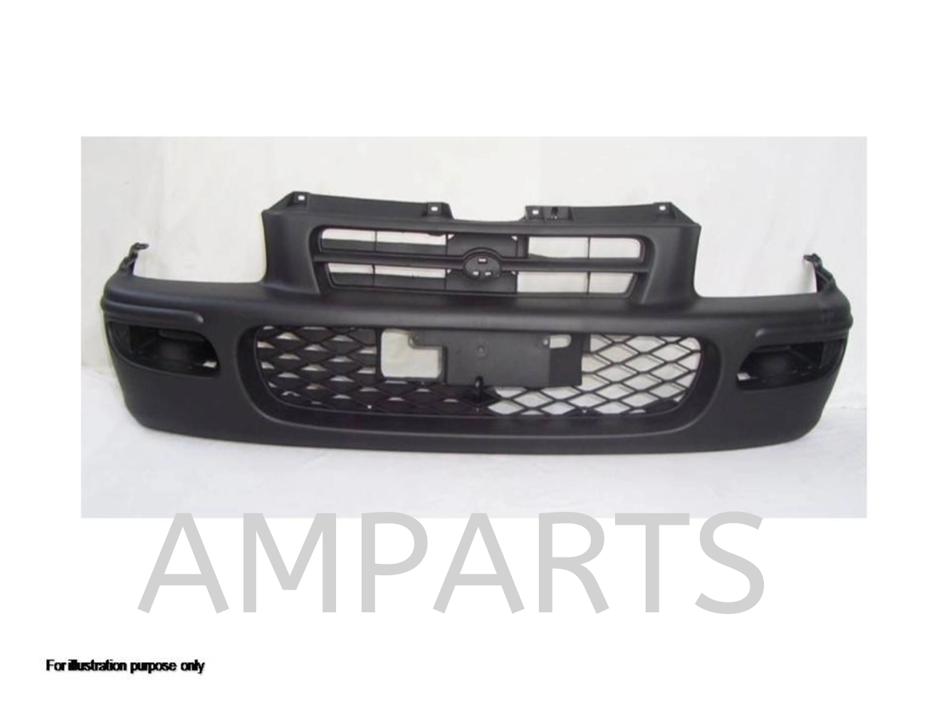 Perodua Kancil 1997 Front Bumper (Black/Grey)