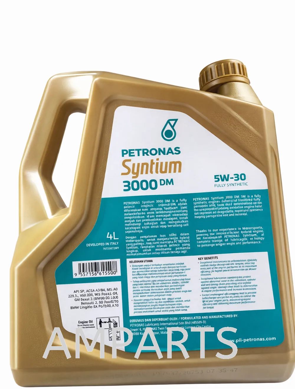 PETRONAS SYNTIUM 3000 DM 5W30 4L